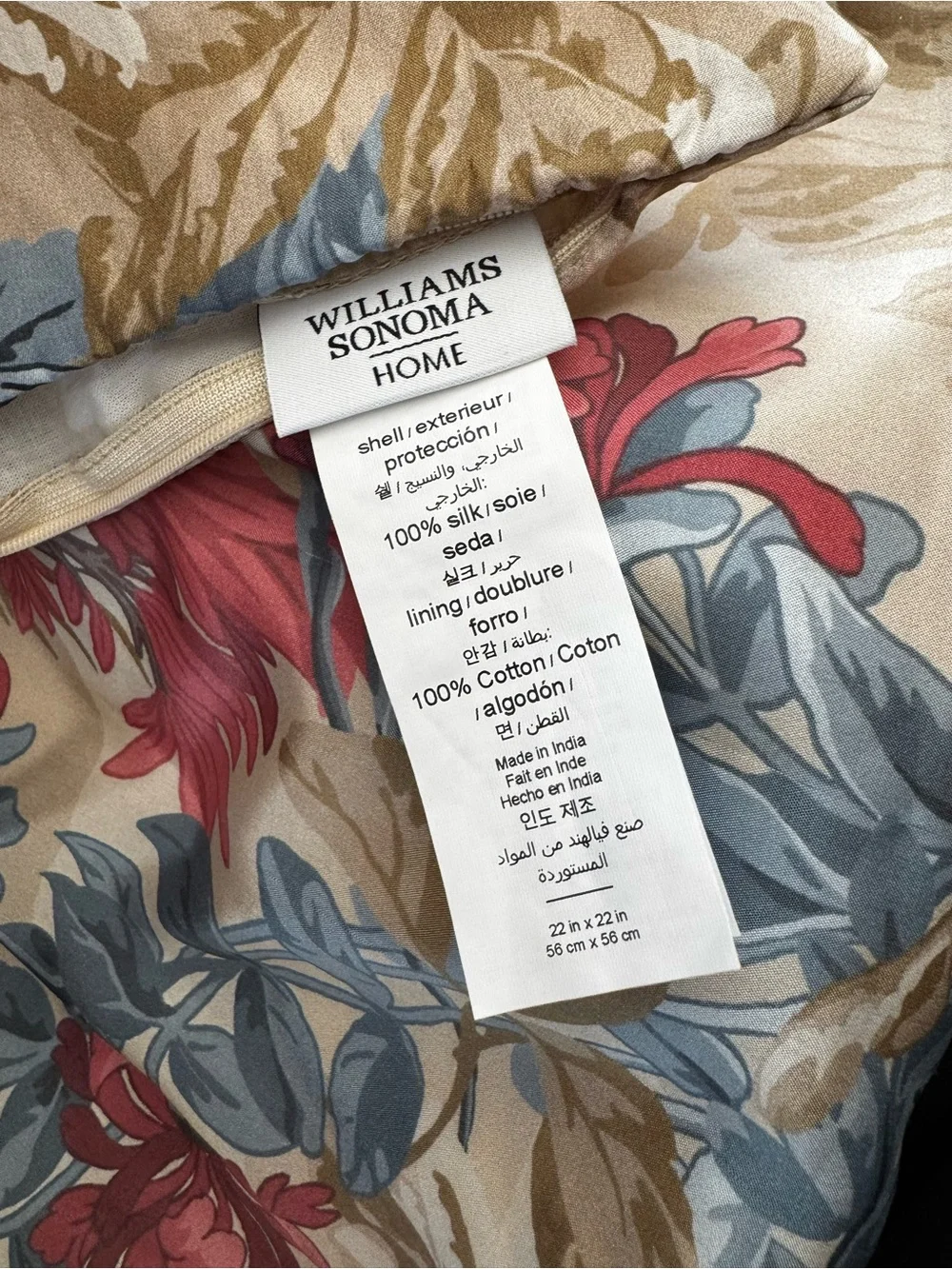 Williams Sonoma elegant floral