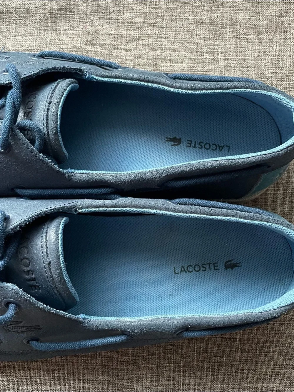 Lacoste navire leather