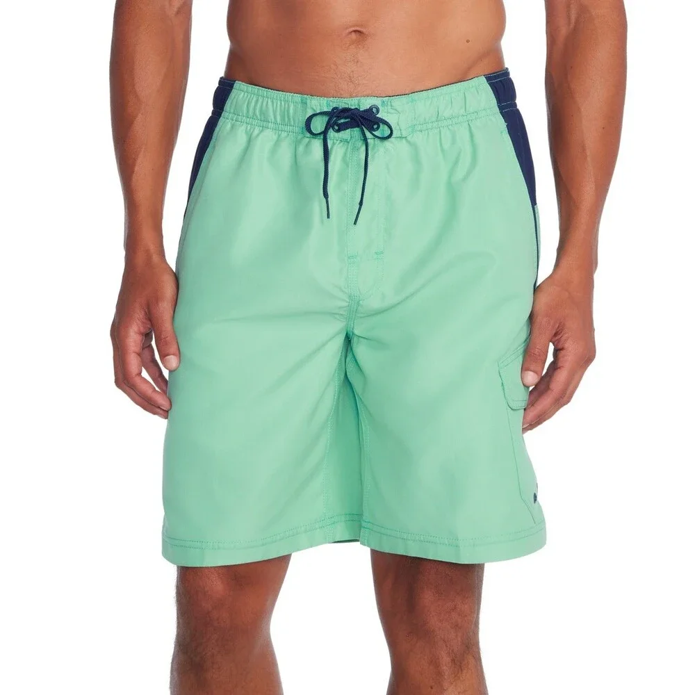 Speedo Marina Sport VaporPLUS Swim Trunks Mens Medium Green 9