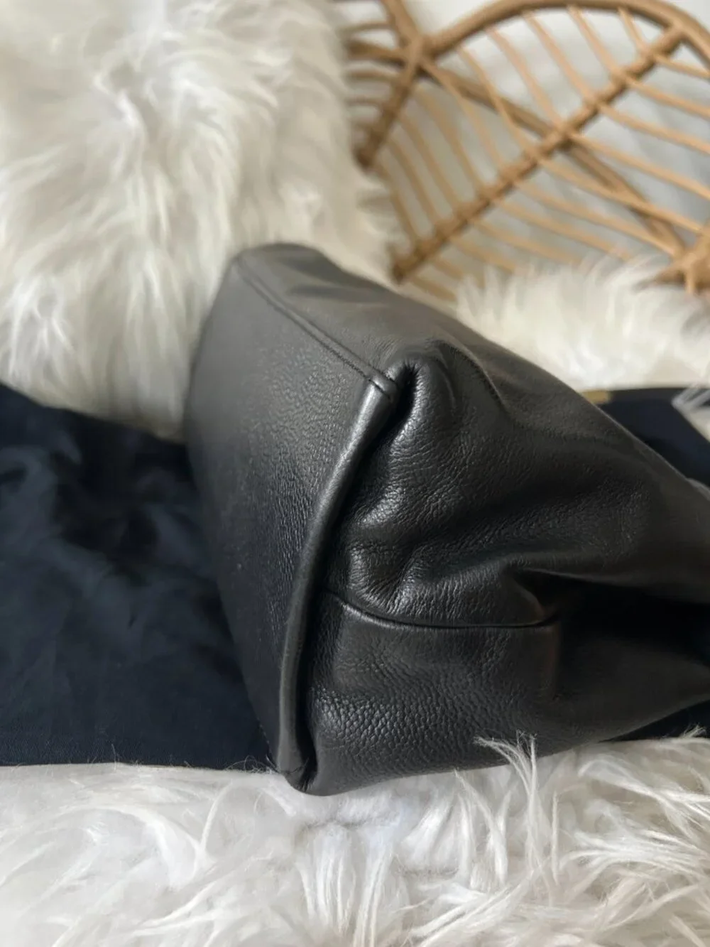 CHANEL Timeless Tote Shoulder in Black Caviar with dust bag