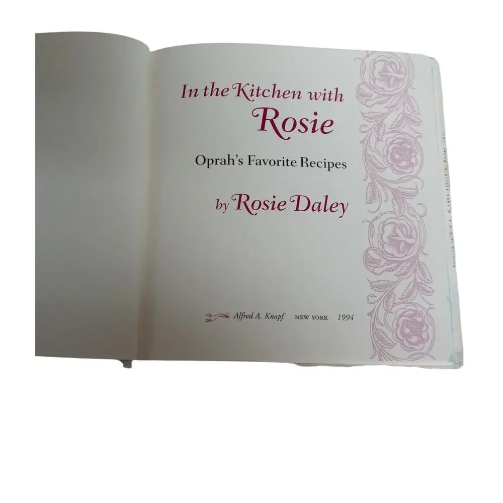 Cookbook kitchen rosie