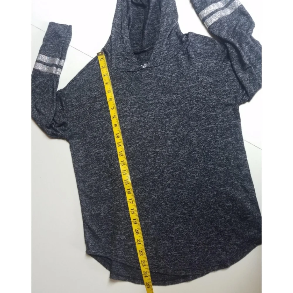 Justice Pullover Hoodie Sweater Gray Size 16