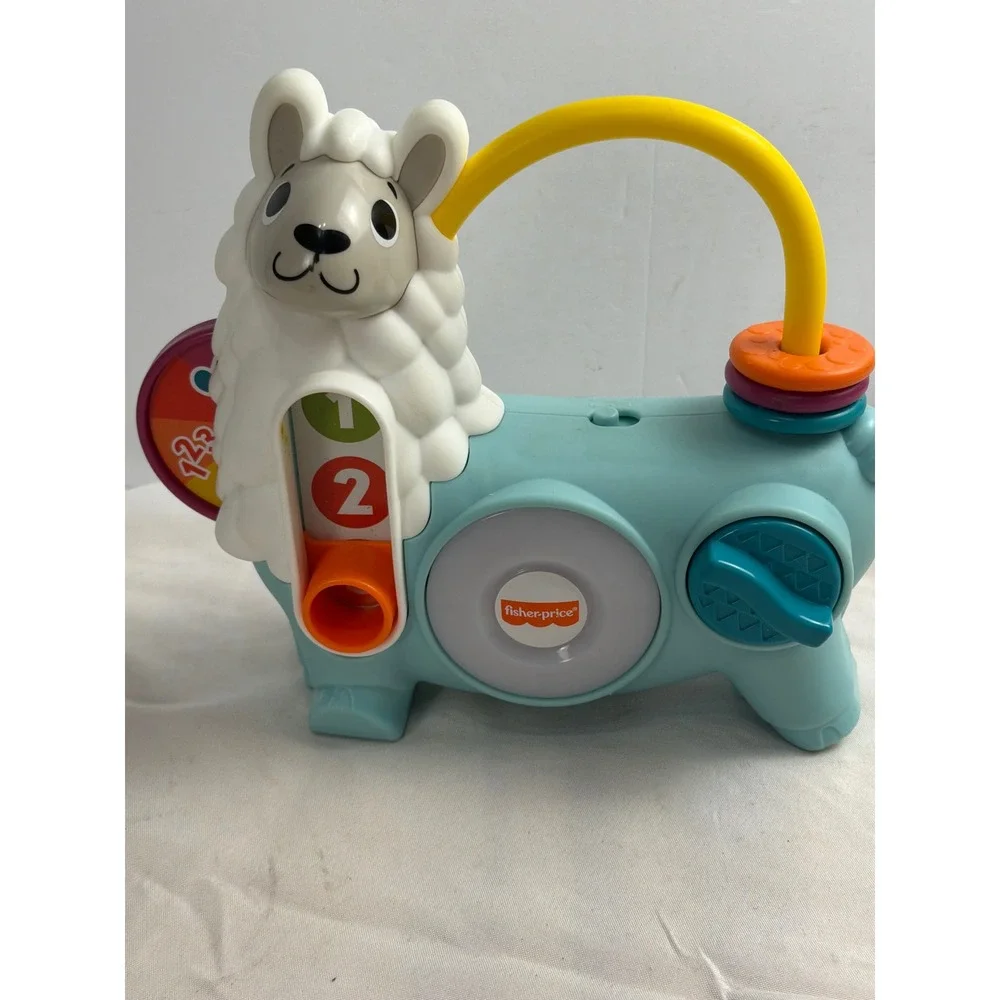 Fisher-Price Linkimals 1-2-3 Llama Musical Interactive Baby Toy Light-Up HJR18
