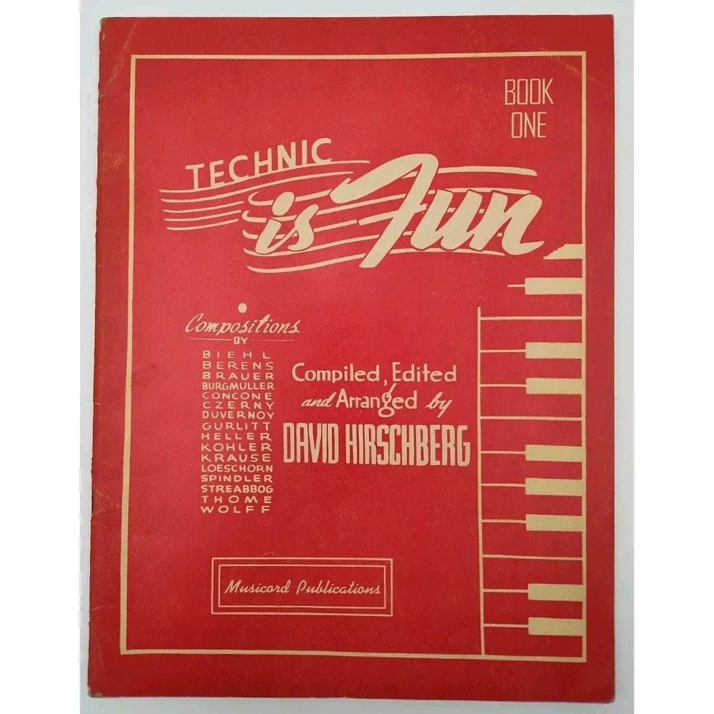 Children's‎ Piano Book Technic is Fun Book Two Hirschberg 1943 📸SEE PICS📸