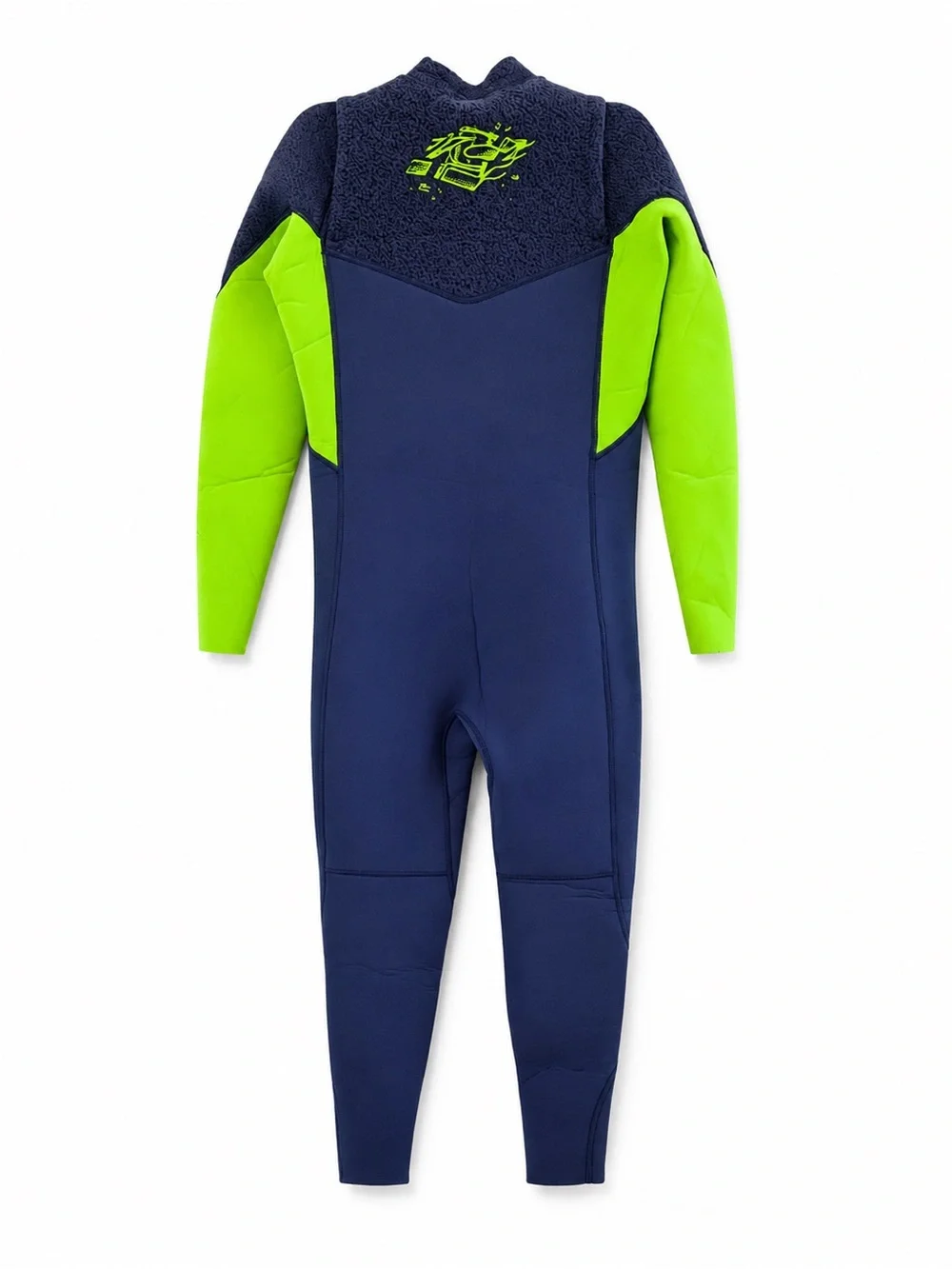 Rip Curl Dawn Patrol Youth 16 4/3 Chest Zip Wetsuit Blue Green NWT
