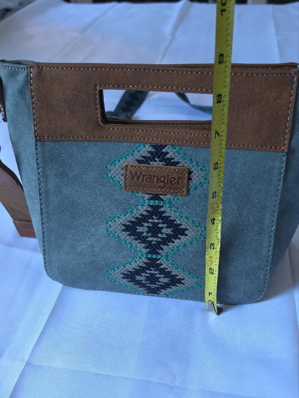 Wrangler teal canvas