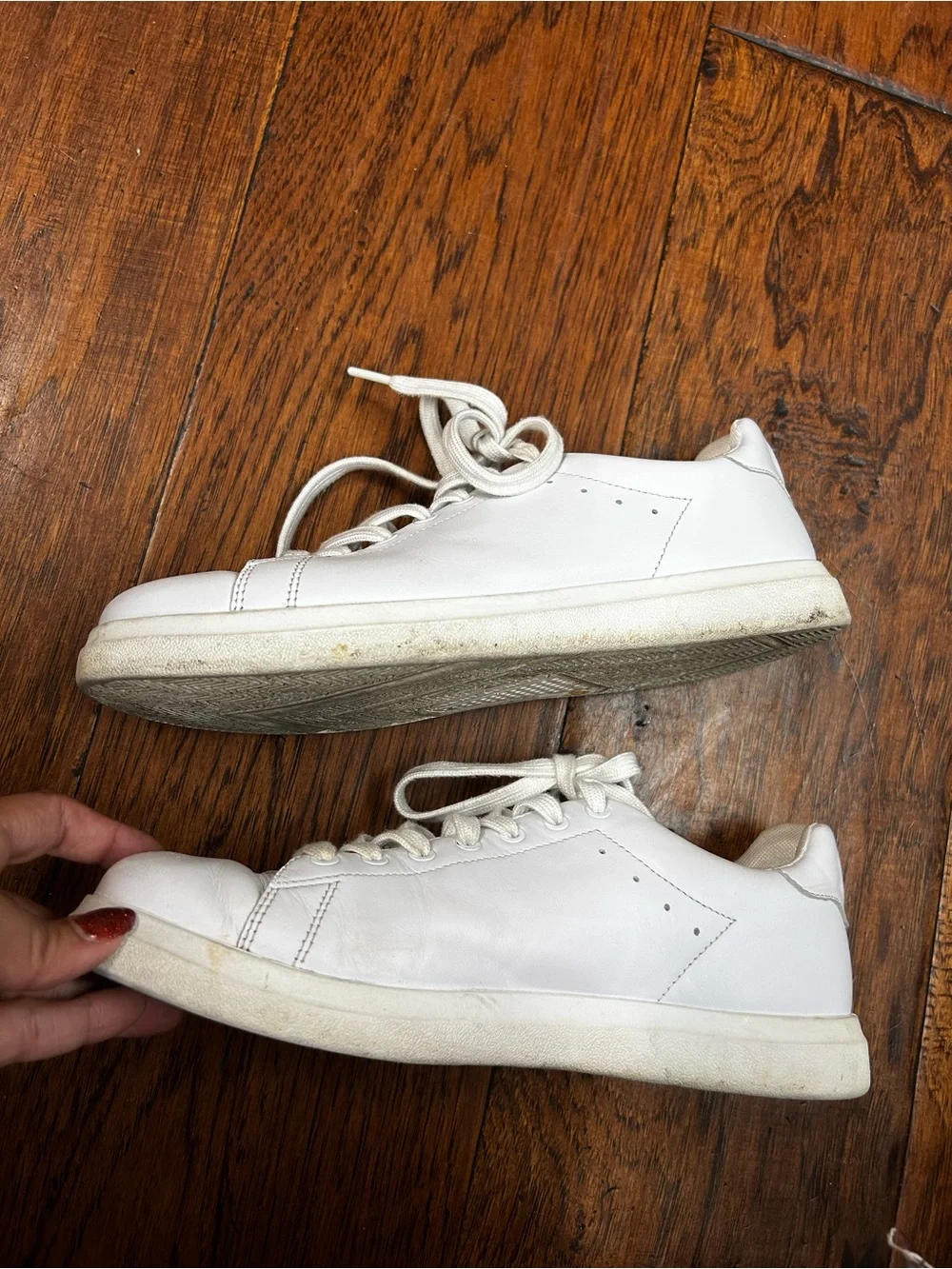 Tory Burch white leather