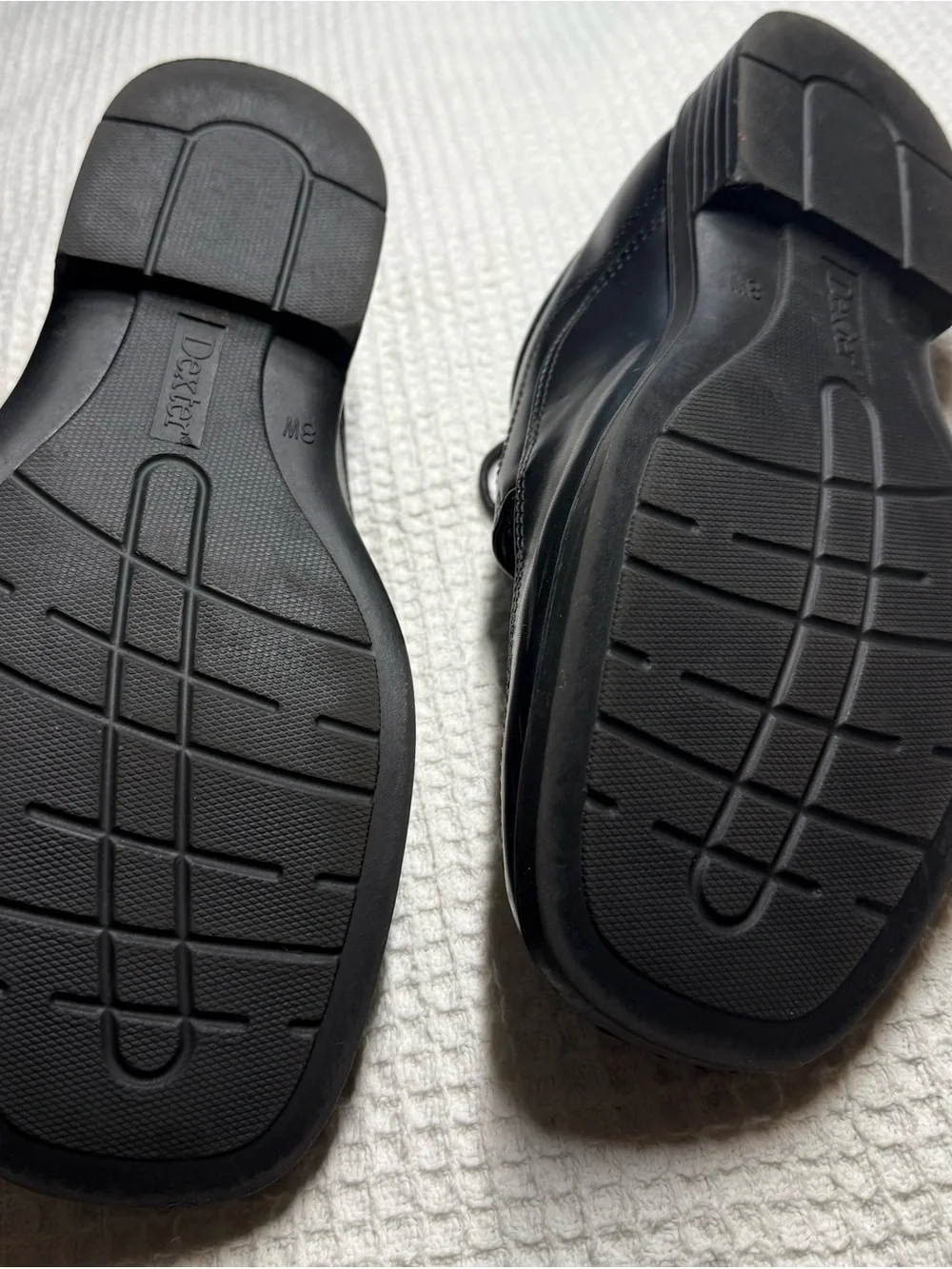 Dexter Comfort  Black Leather Lace-Up Shoes