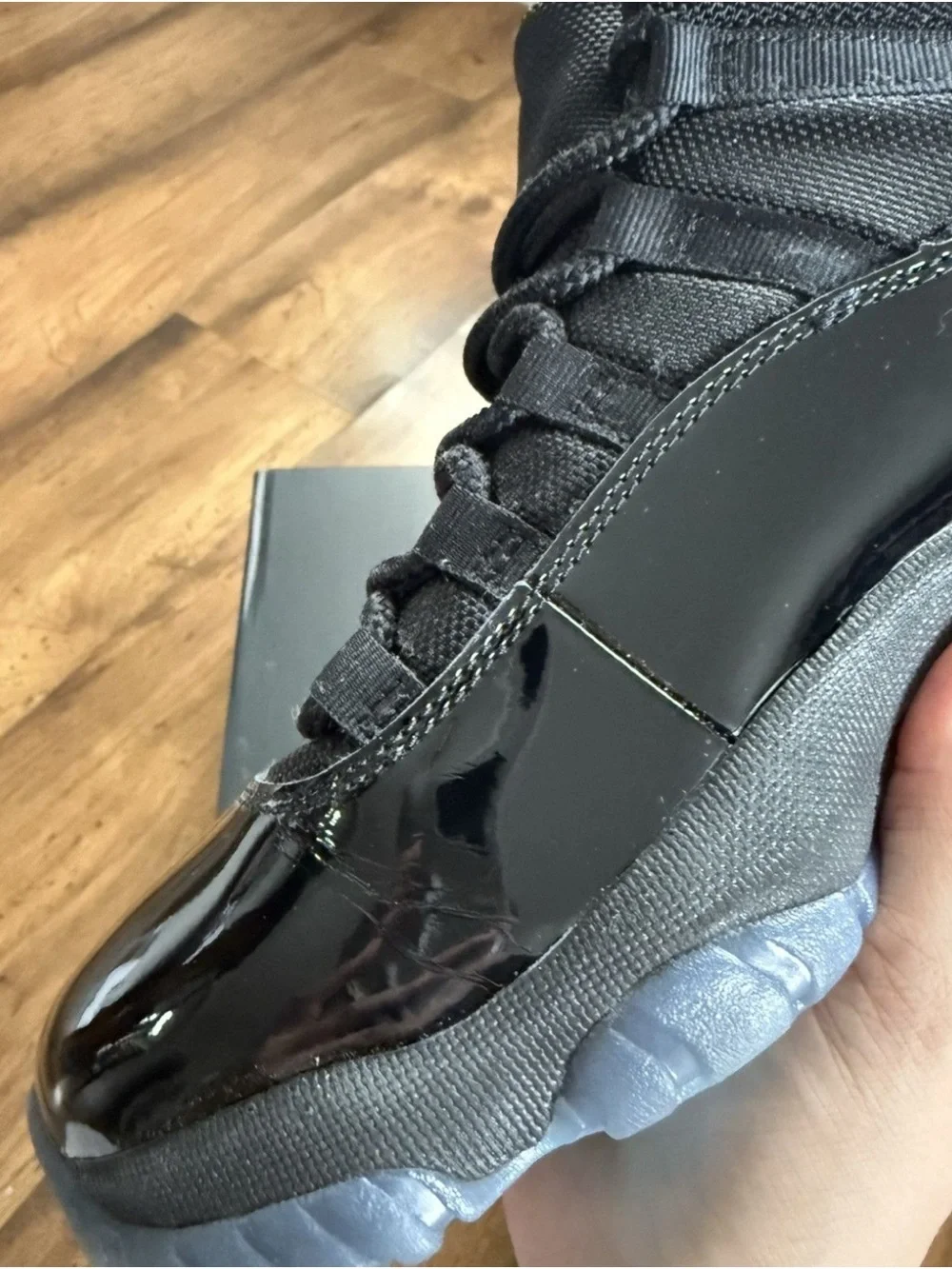 Jordan 11 Retro Black with Teal Accents