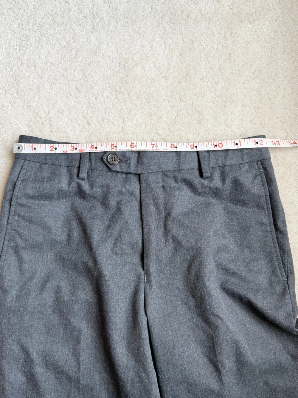Lauren Ralph Lauren Dress Suit Pants Slacks Charcoal Gray Boys Size 12