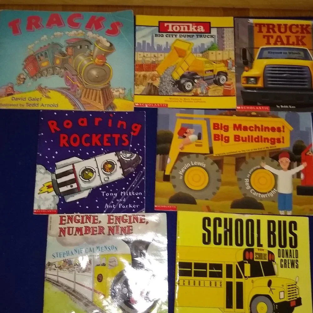 Truck Talk + Tonka + Roaring Rockets + Engine, Engine Number One, School Bus x 7