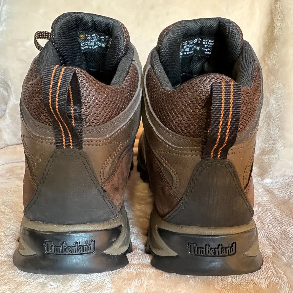 Timberland Mt Maddsen Men's Wide Waterproof Mid Hiking Boots Dark Brown Mens 13W