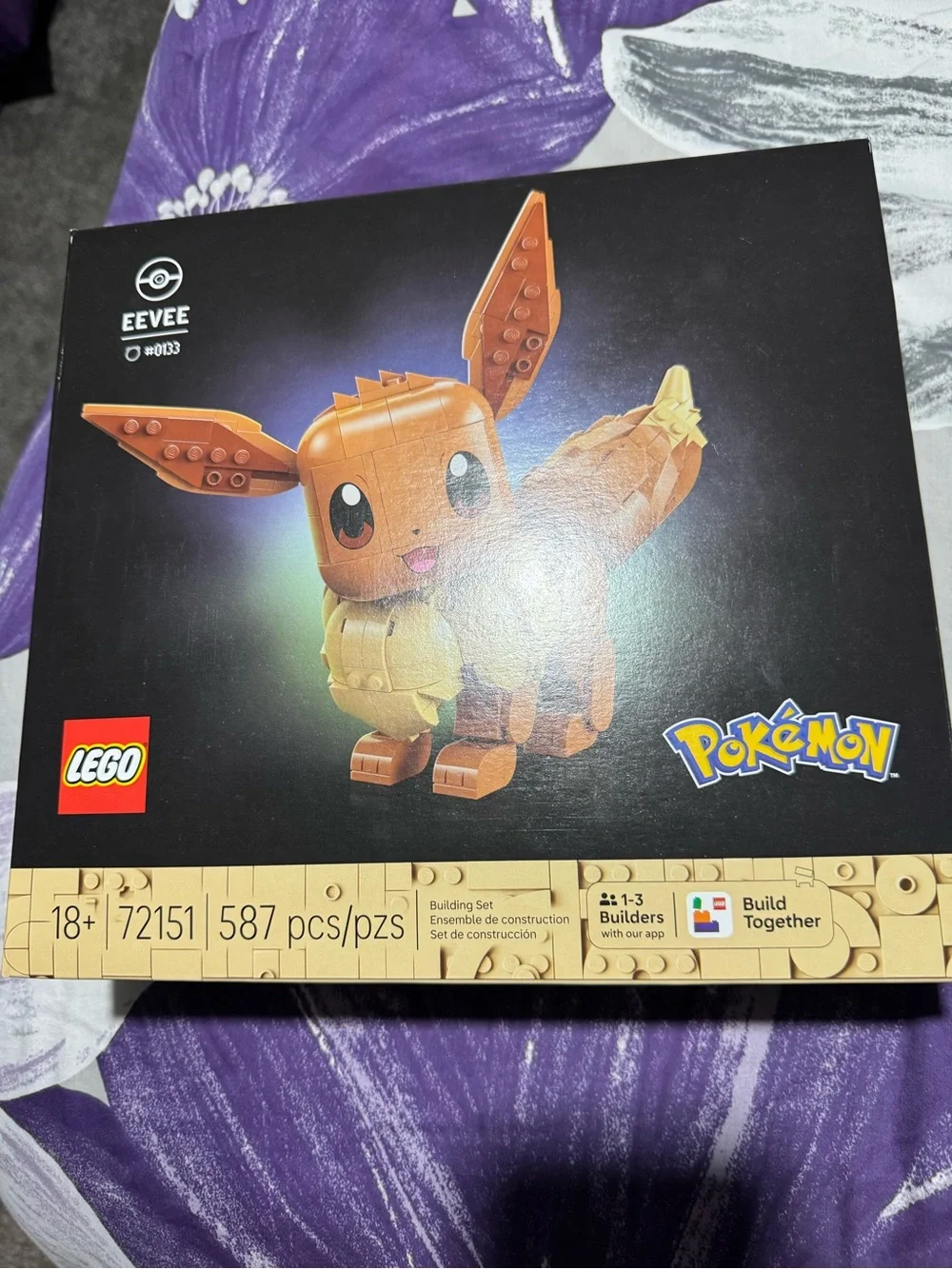 Lego Eevee Buildable Figure - Brown and Tan