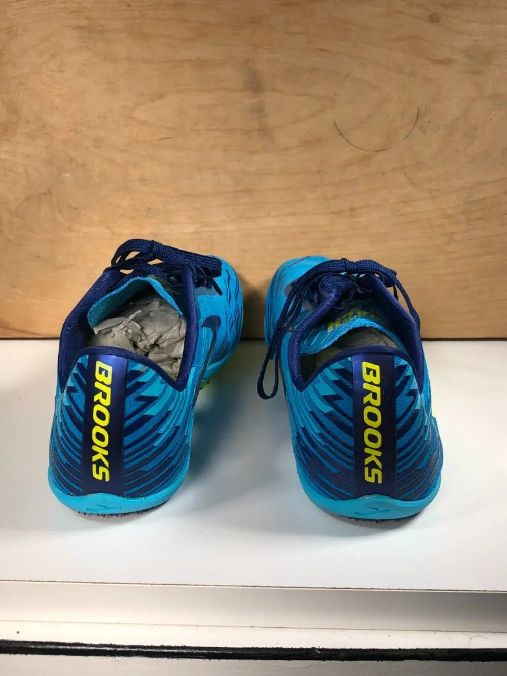 Brooks Mens Size 12.5 Carpe Runem Mach 18 Track Spikeless Shoes 1102381D453