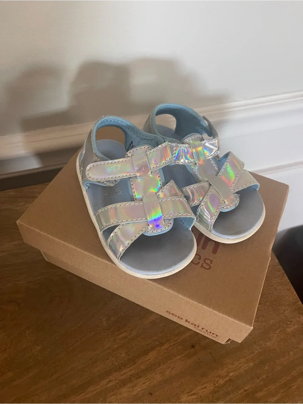 See Kai Run iridescent cushioned everyday