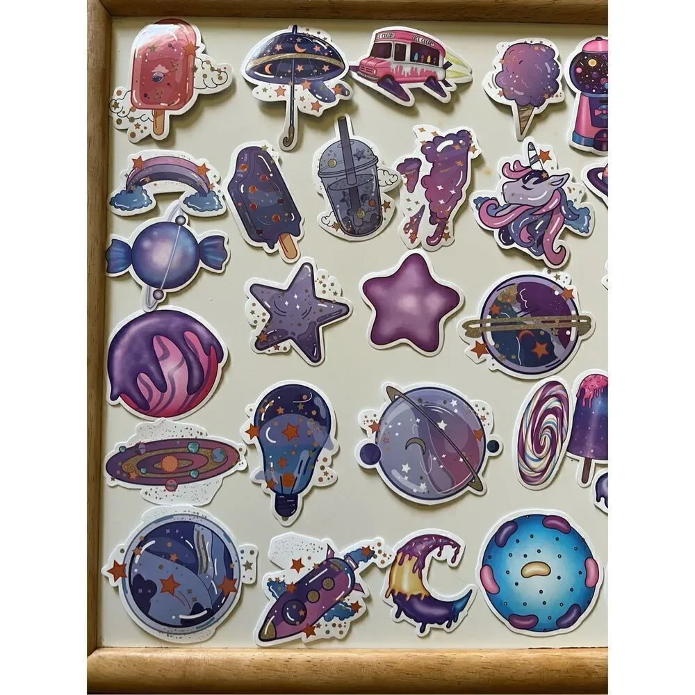 Space Candy Stickers 50 pk