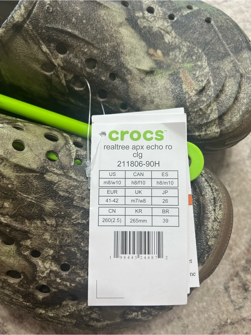 UNISEX Crocs Realtree APX Echo RO Clg Camo
