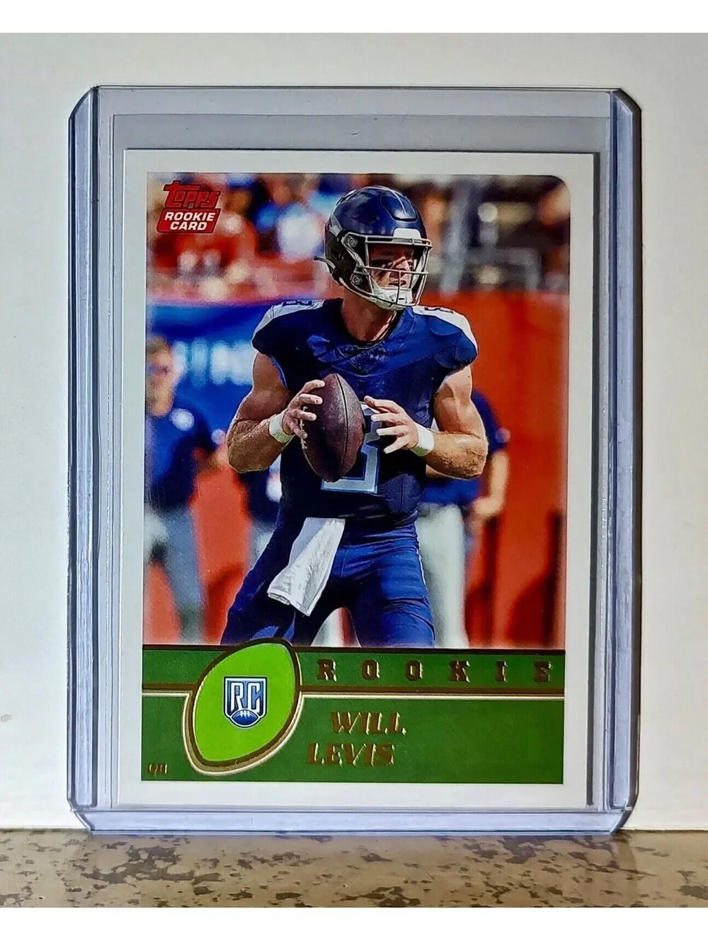 Will Levis 2023 Topps Rookie NFL #423 Football Card Tennessee Titans