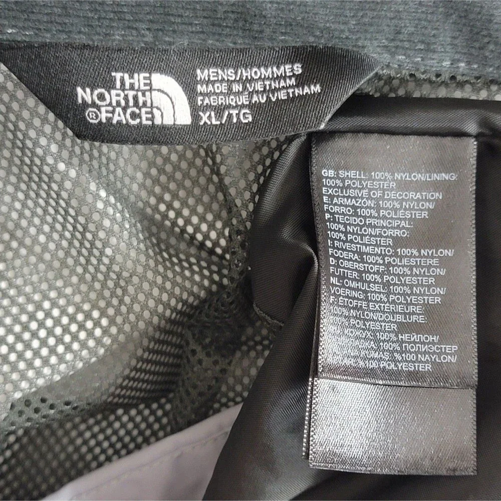 The North Face Dryvent Resolve 2 Rain Jacket Mens XL Gray Hooded NF0A2VD5