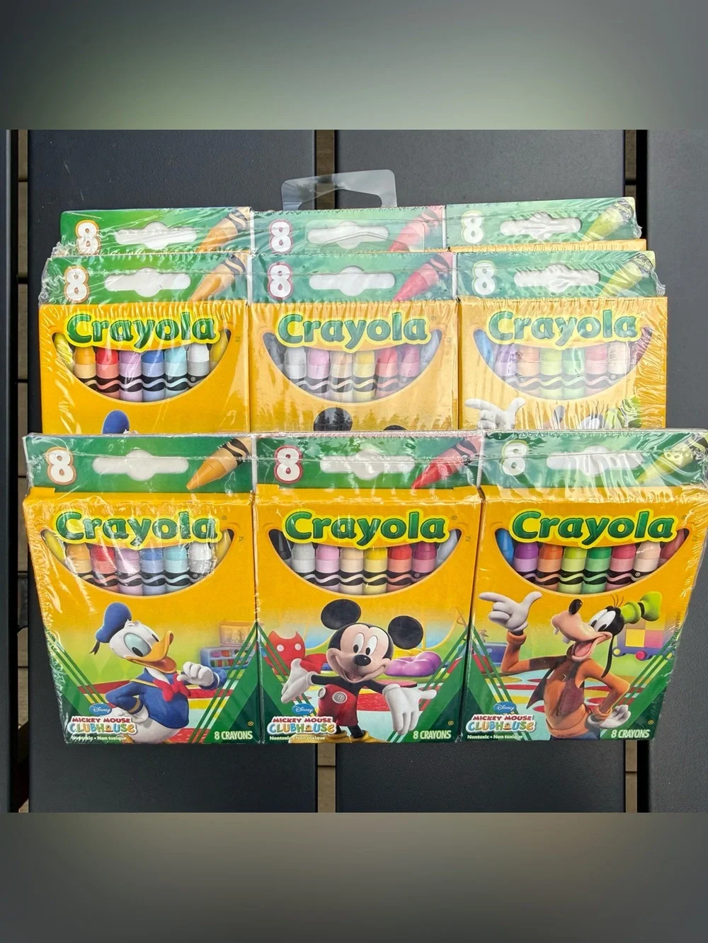 Mickey Mouse Clubhouse Crayola Crayons (3 Packs of 3)