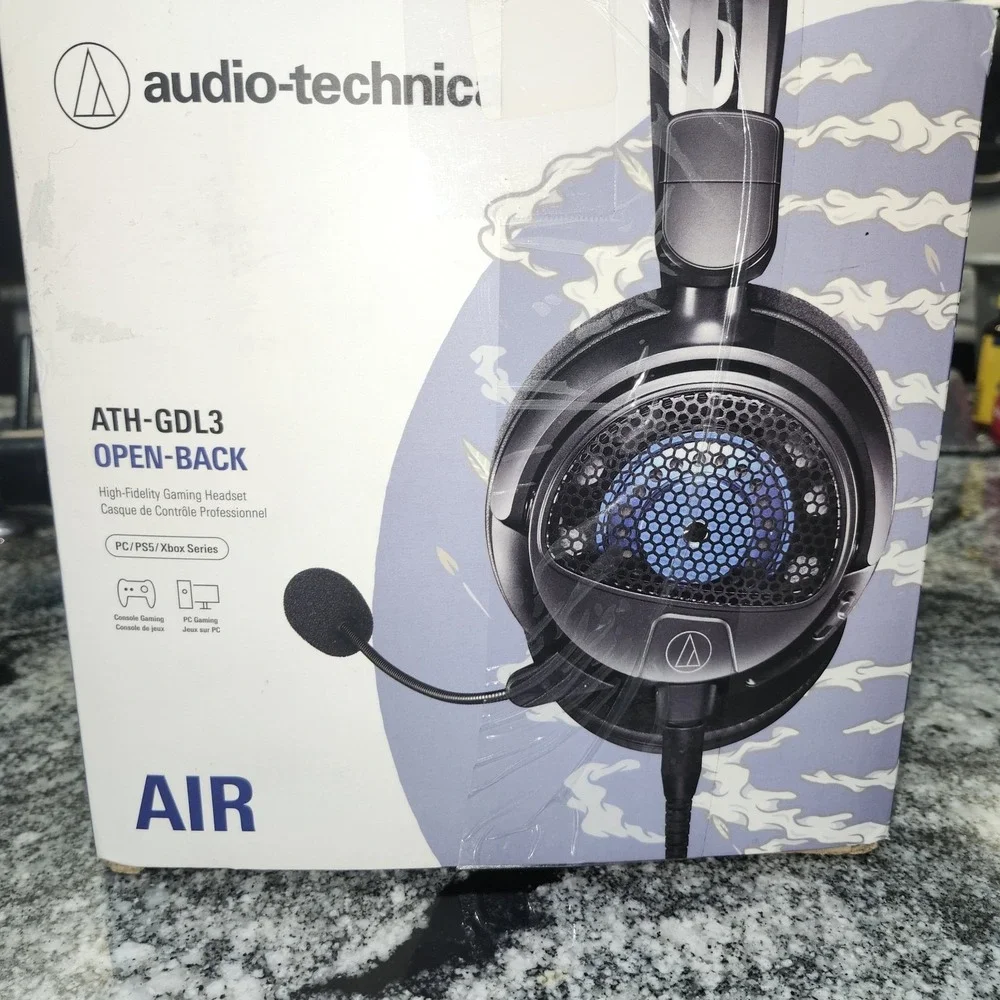 Audio-Technica ATH-GDL3 Open-Back Gaming‎ Headphones with Removable Microphone -