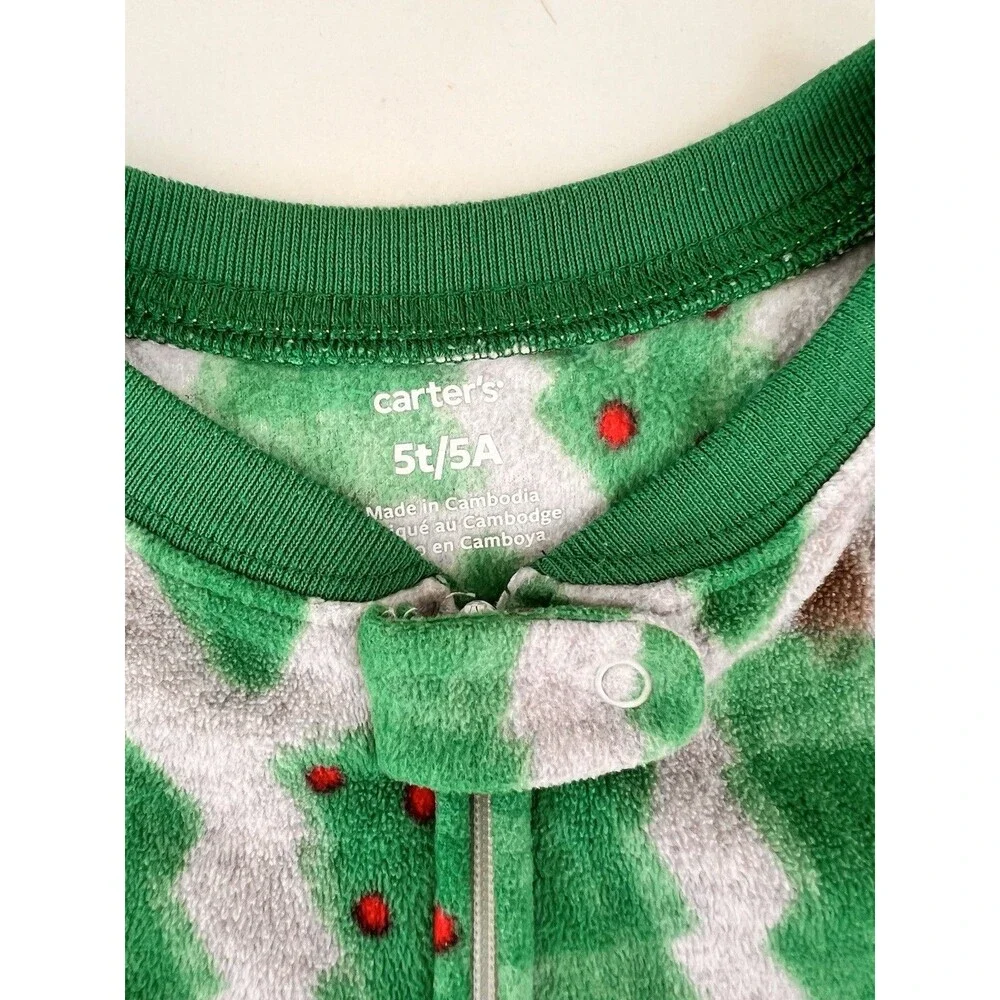 Carters fleece footed