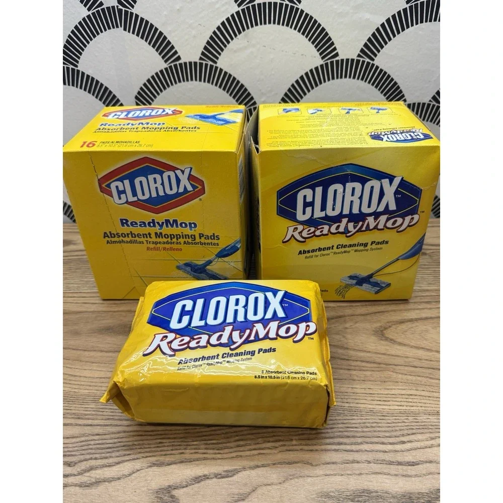 Genuine Clorox ReadyMop Absorbent Mopping Refill Pads Original 38 Pads 2001/2003