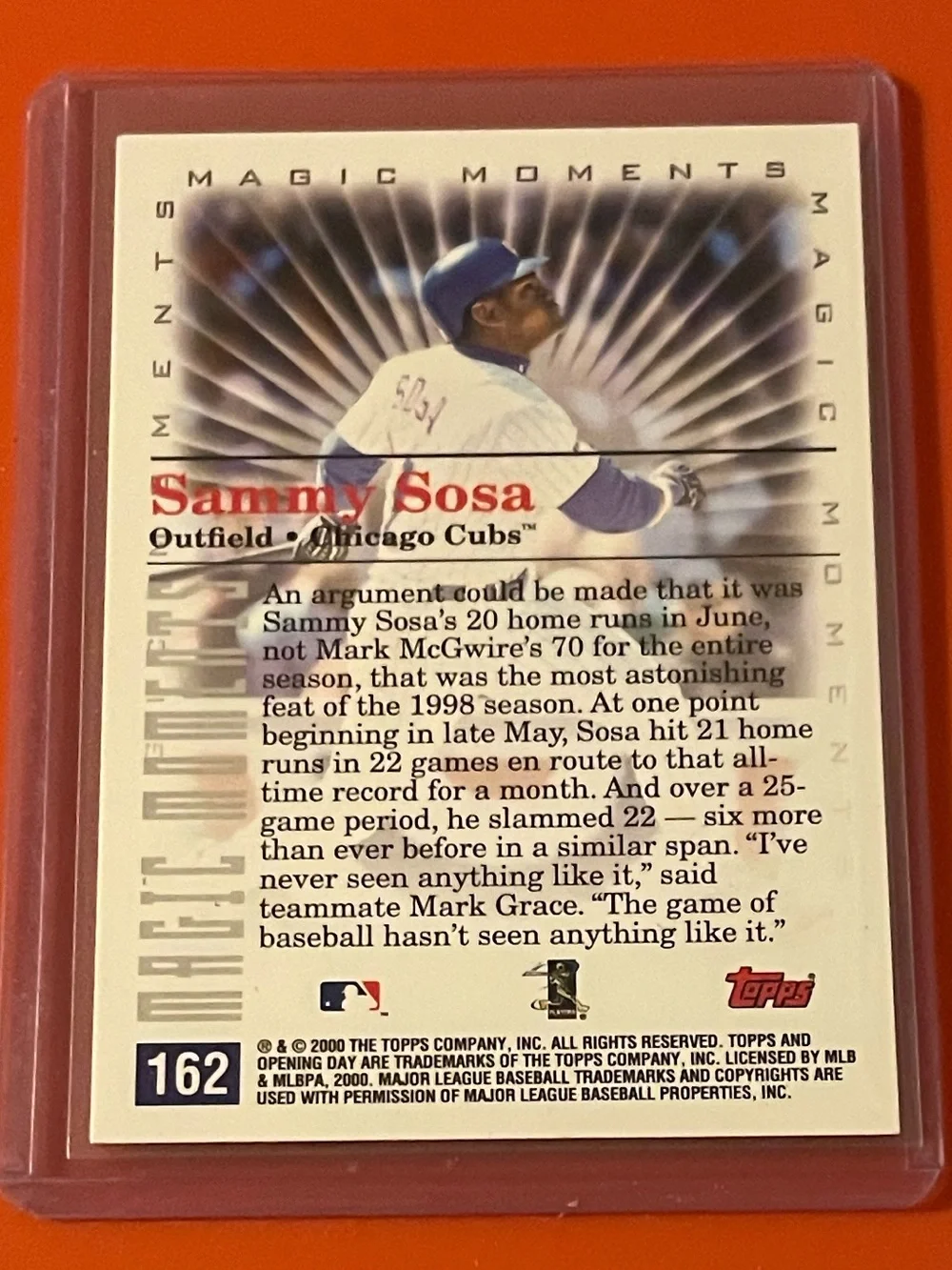 Topps great ungraded