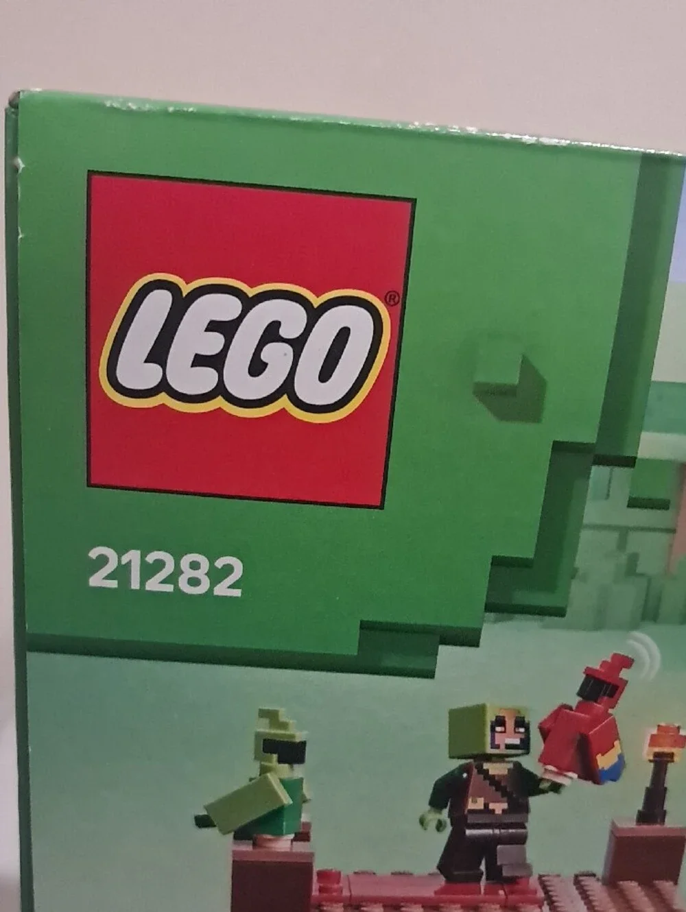 LEGO Minecraft Parrot Houses Building Set - Red, Blue, Green, Yellow