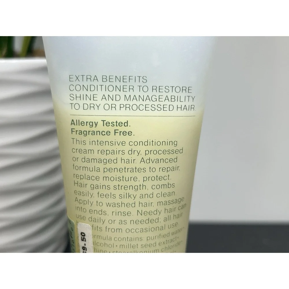 NEW Vtg Clinique Extra Benefits 6 oz Shampoo & 4 oz Conditioner FULL SIZE RARE