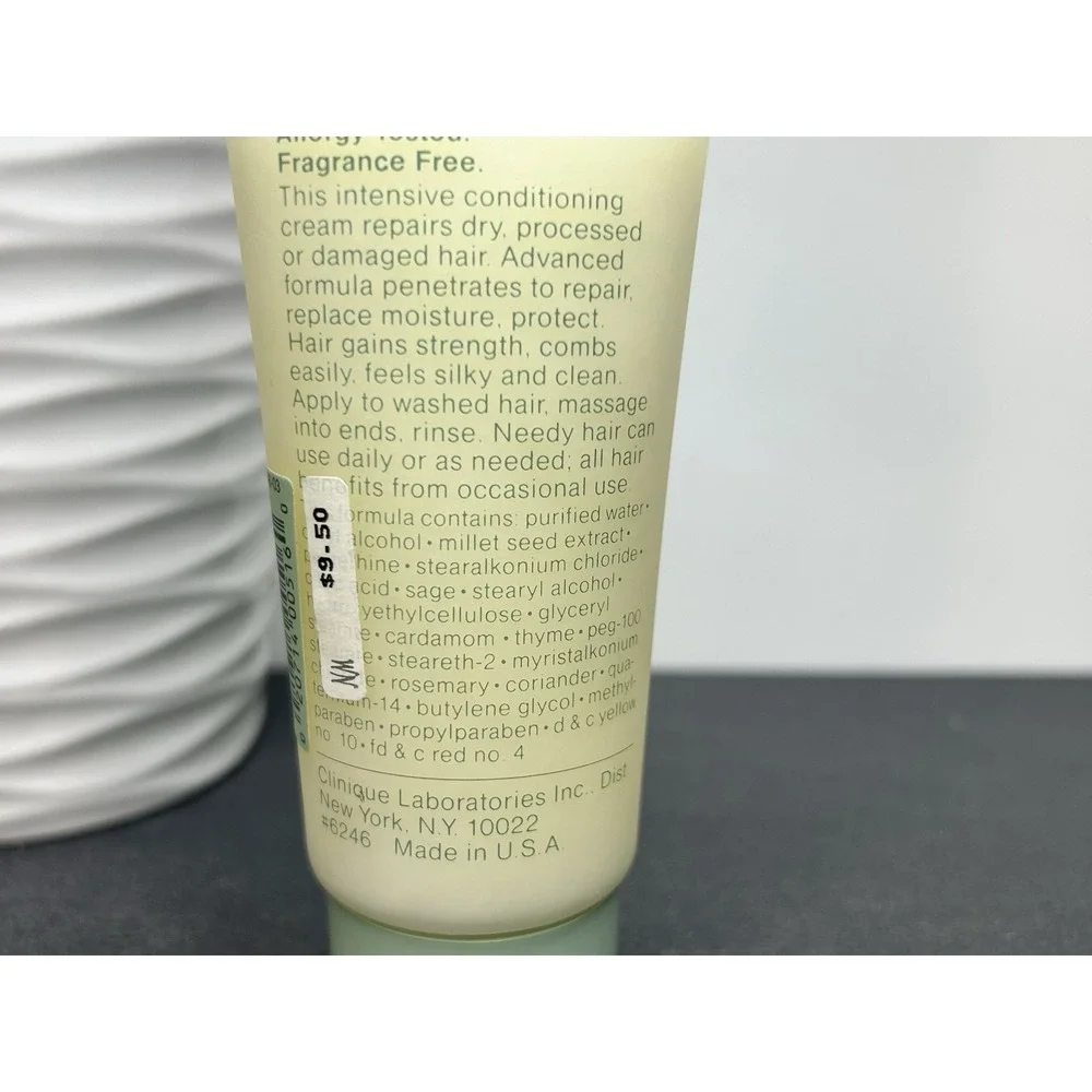 NEW Vtg Clinique Extra Benefits 6 oz Shampoo & 4 oz Conditioner FULL SIZE RARE