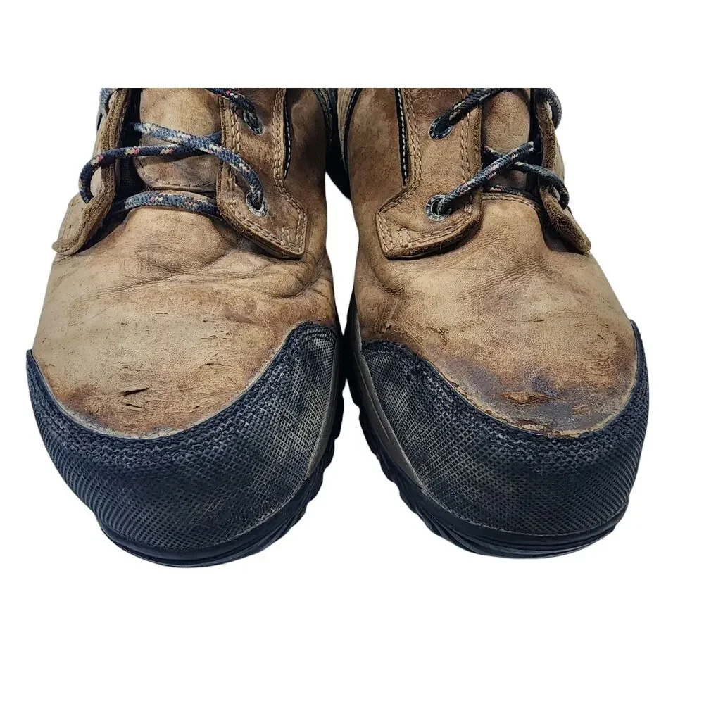 Red Wing‎ ASTM F2413-11 Size 11.5 Waterproof Steel Toe Vibram Sole Boots Brown