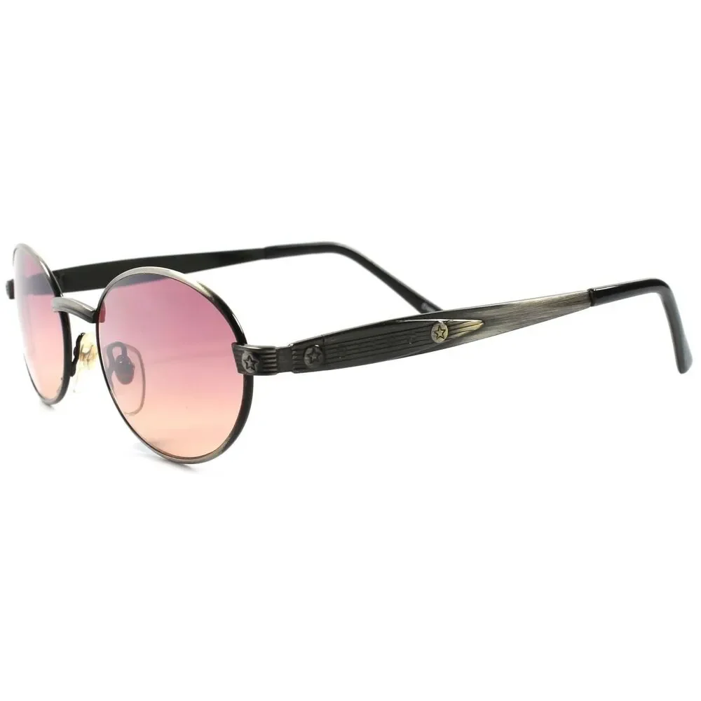 True Vintage Classic Mens Womens Metal Round Oval Sunglasses