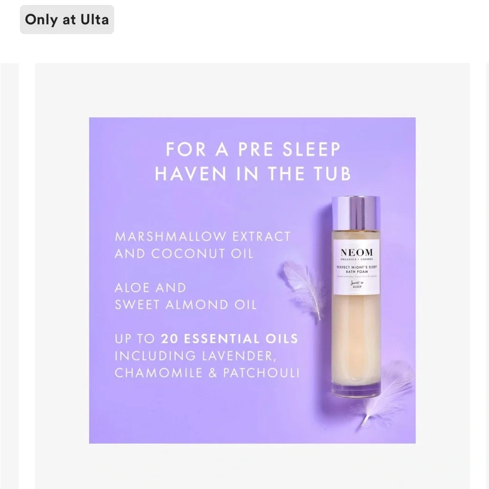 Perfect Night's Sleep Bath Foam - Lavender