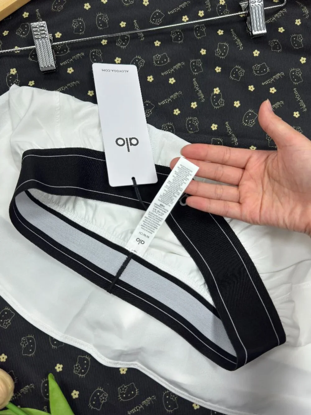 NWT☁️Alo Yoga Match Point Tennis Skirt White