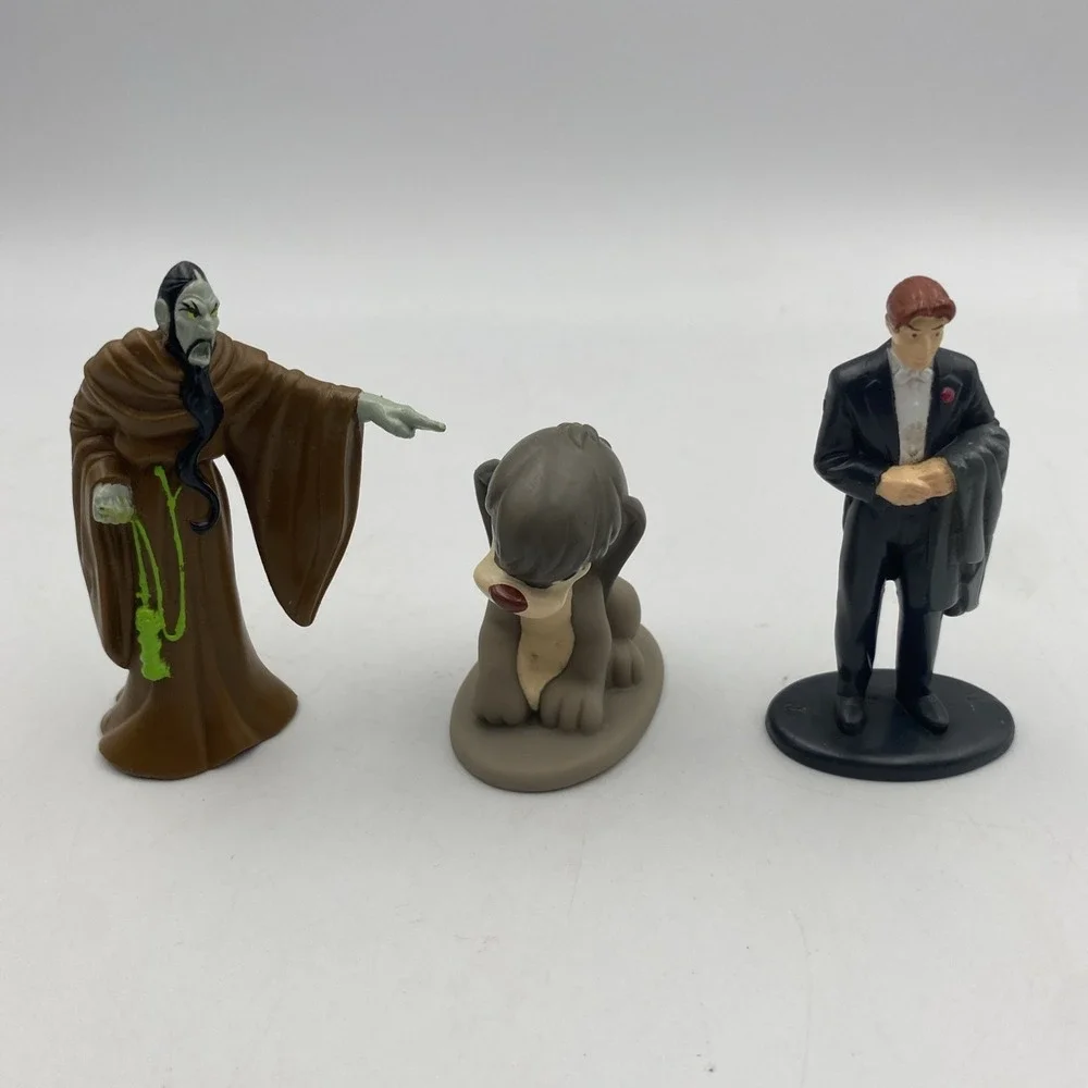 Vintage Lot of 3 Anastasia‎ Rasputin Dimitri Pooka PVC Figures 1997 Cake Toppers