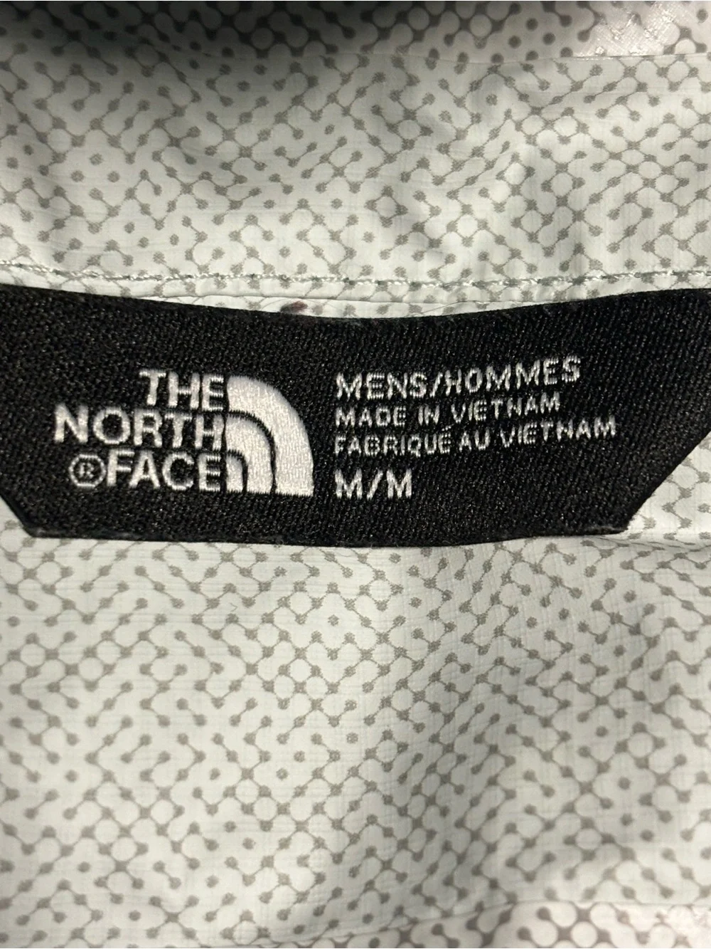 The North Face Men’s Medium Green Hooded Rain Jacket Lightweight Full Zip (1231)