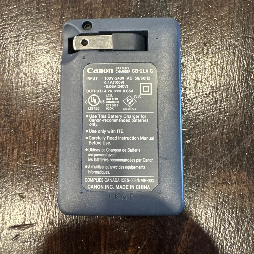 canon cb-2lv battery charger with Power‎ Shot SD 1100IS Camera User Guide