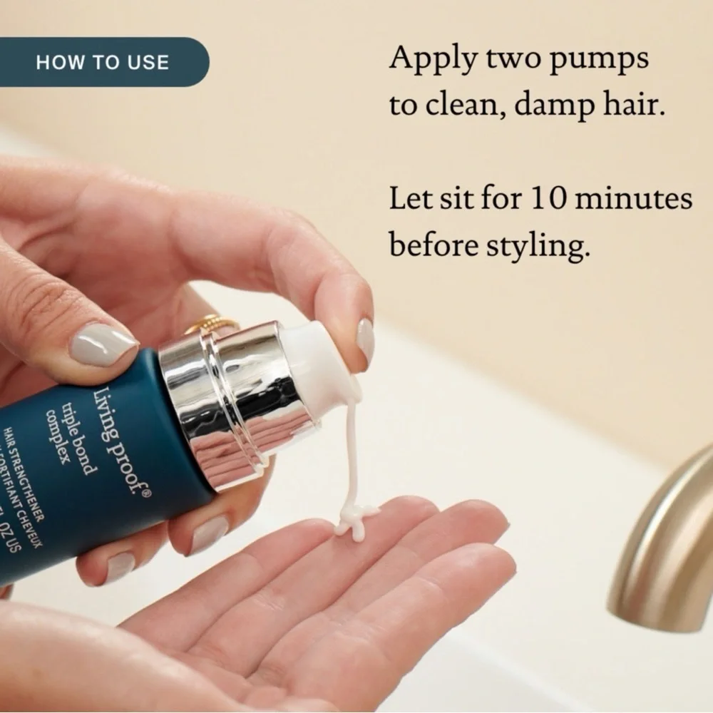 🎀 Living Proof Triple Bond Complex Hair Strengthener (45 mL / 1.5 fl oz) - BNIB