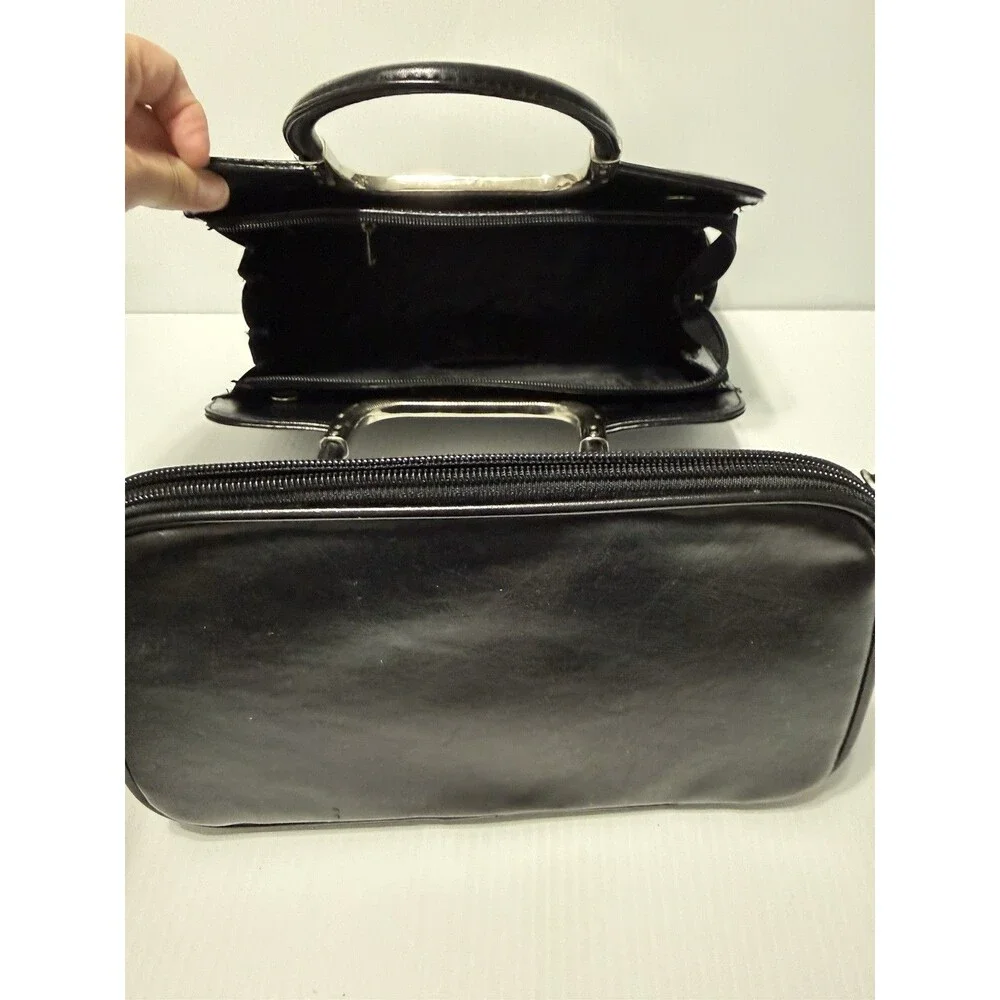 Unbranded black faux