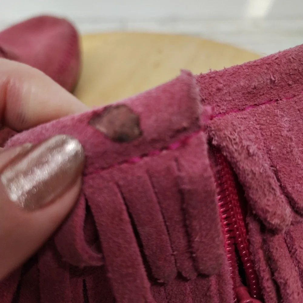 Minnetonka double‑fringe moccasin