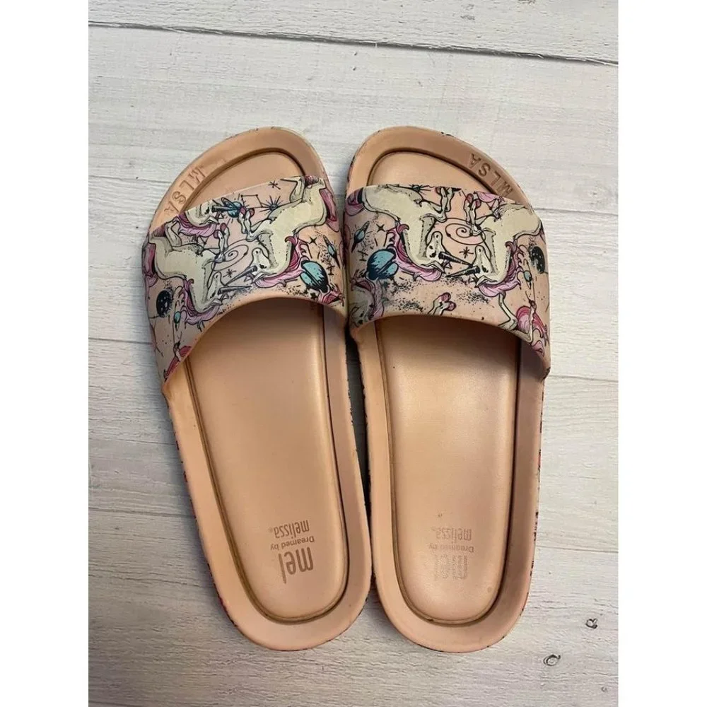 Mel by Mini Melissa Unicorn slides size 4‎