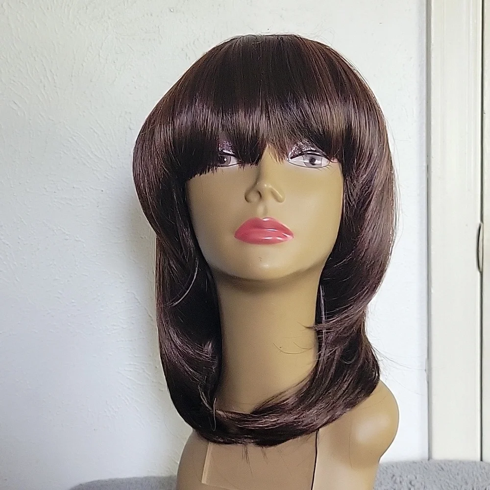 Beautiful Synthetic Wig with Bangs