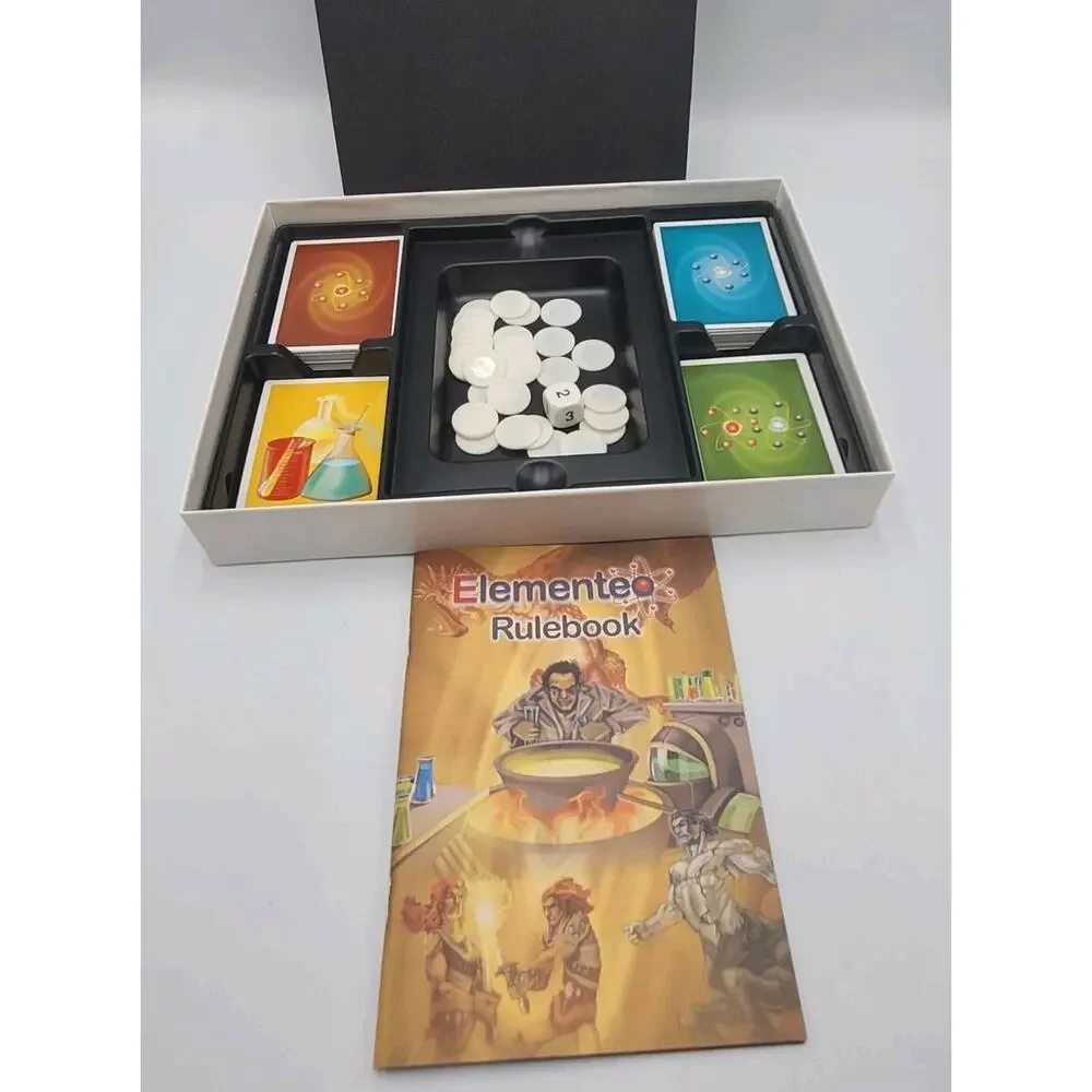 Elementeo 1st Edition Chemistry Card Game STEM Science Elements Alchemist Empire