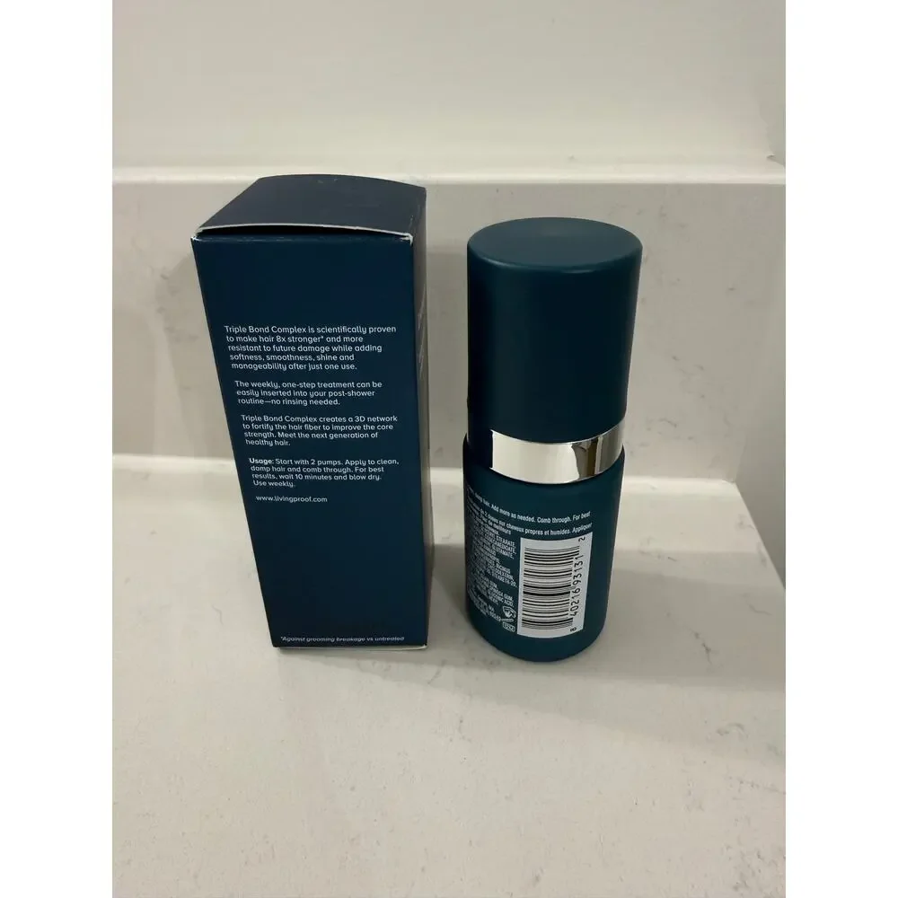 $45 New Living Proof Triple Bond Complex Hair Strengthener 1.5 oz