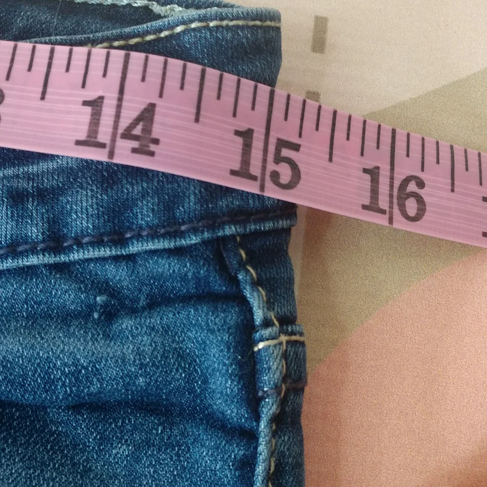 Justice mid rise skinny jeans. Size 16 plus