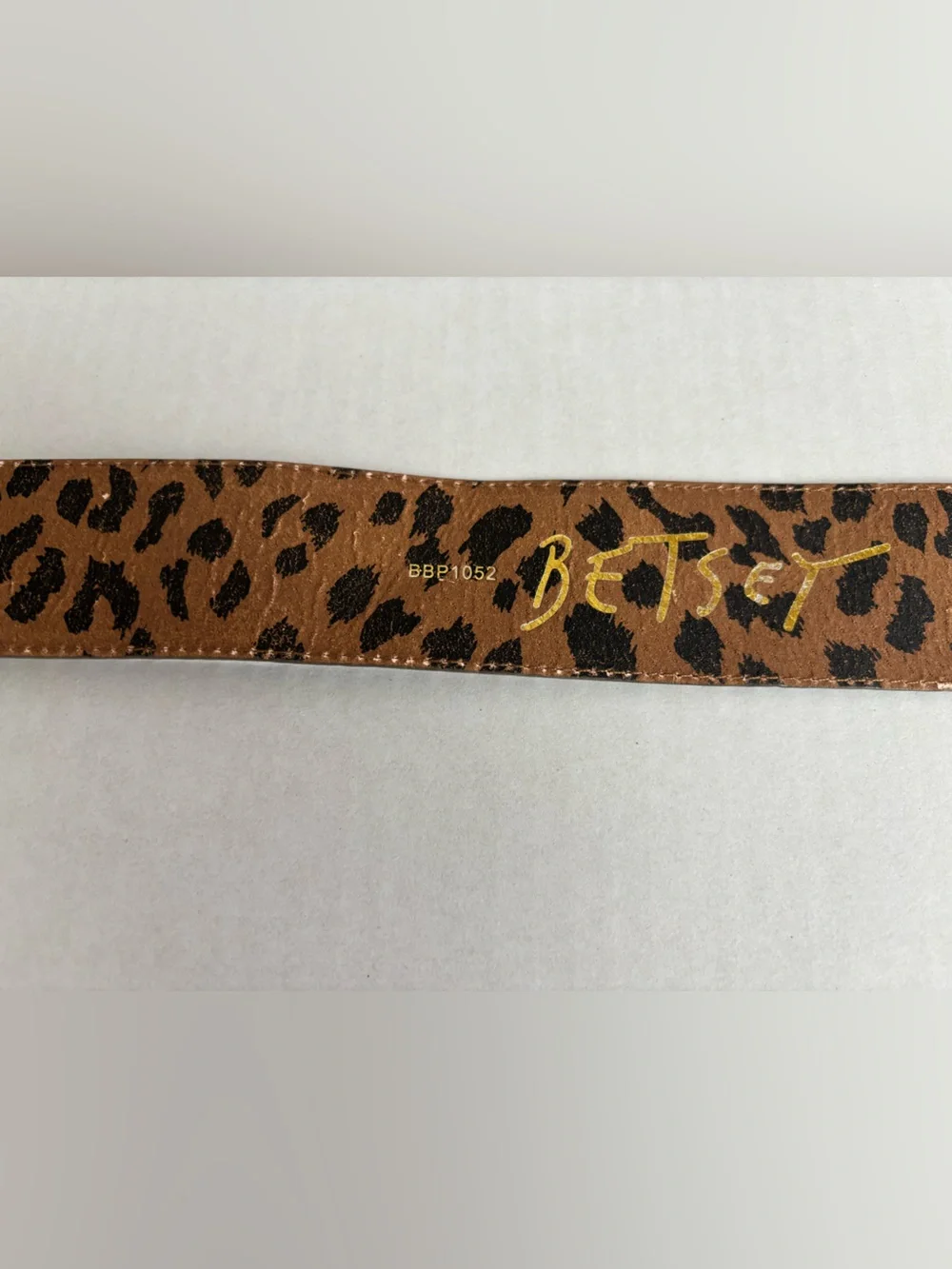 Betsey Johnson snakeskin width