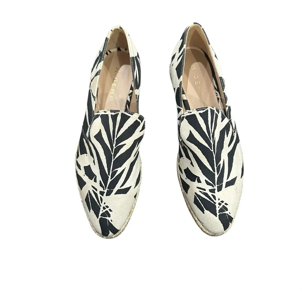 NEW M. Gemi Agio Floral Tropical Print Espadrilles 39.5