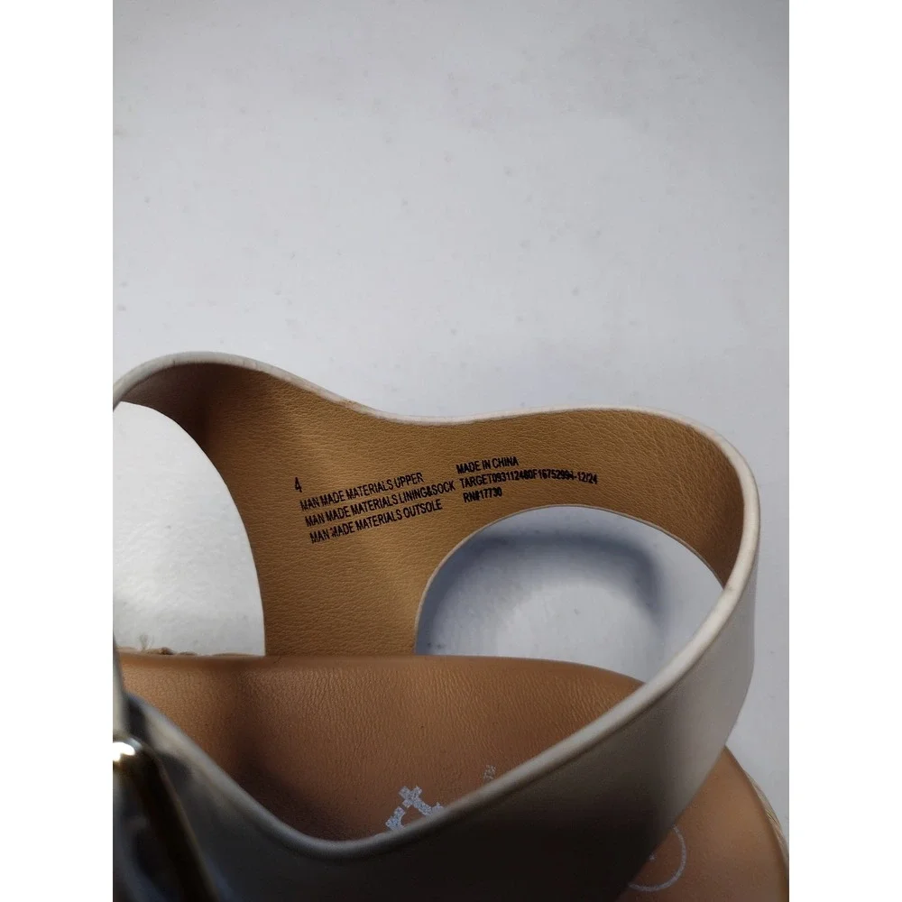 Art Class Kids White Daisy Strap Espadrille Platform Sandals‎ Size 4