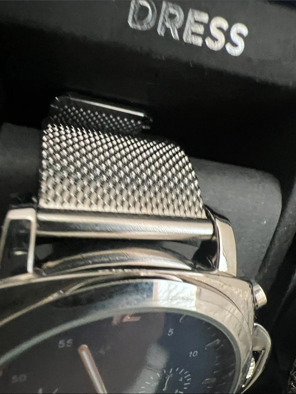 George  - Men's Two-Piece Watch Set - Black Faces, Silver & Black Cases NWT